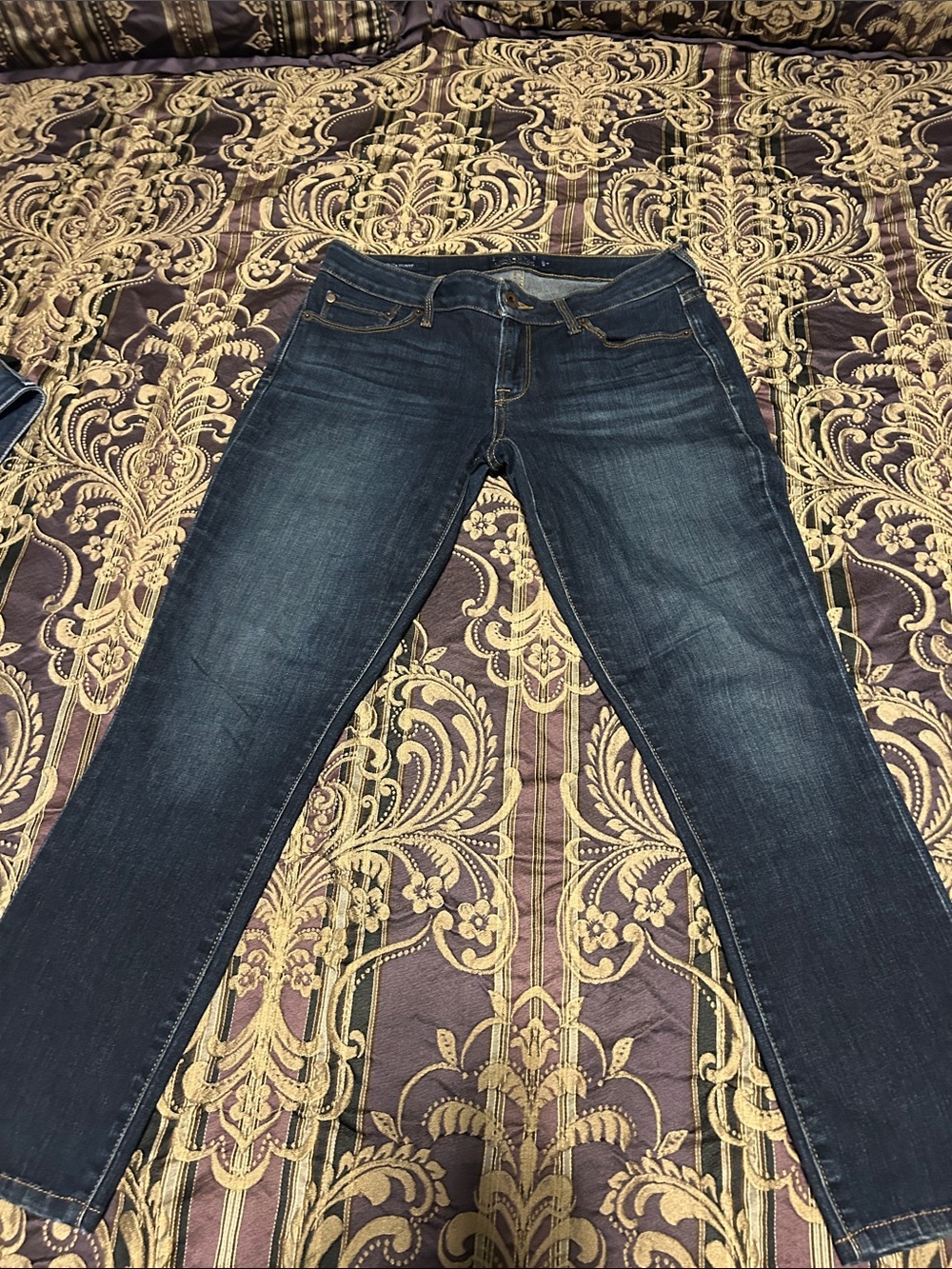 Lucky Brand Lolita Skinny Dark Blue Women's Stretch Jeans 4/27 Lucky You
